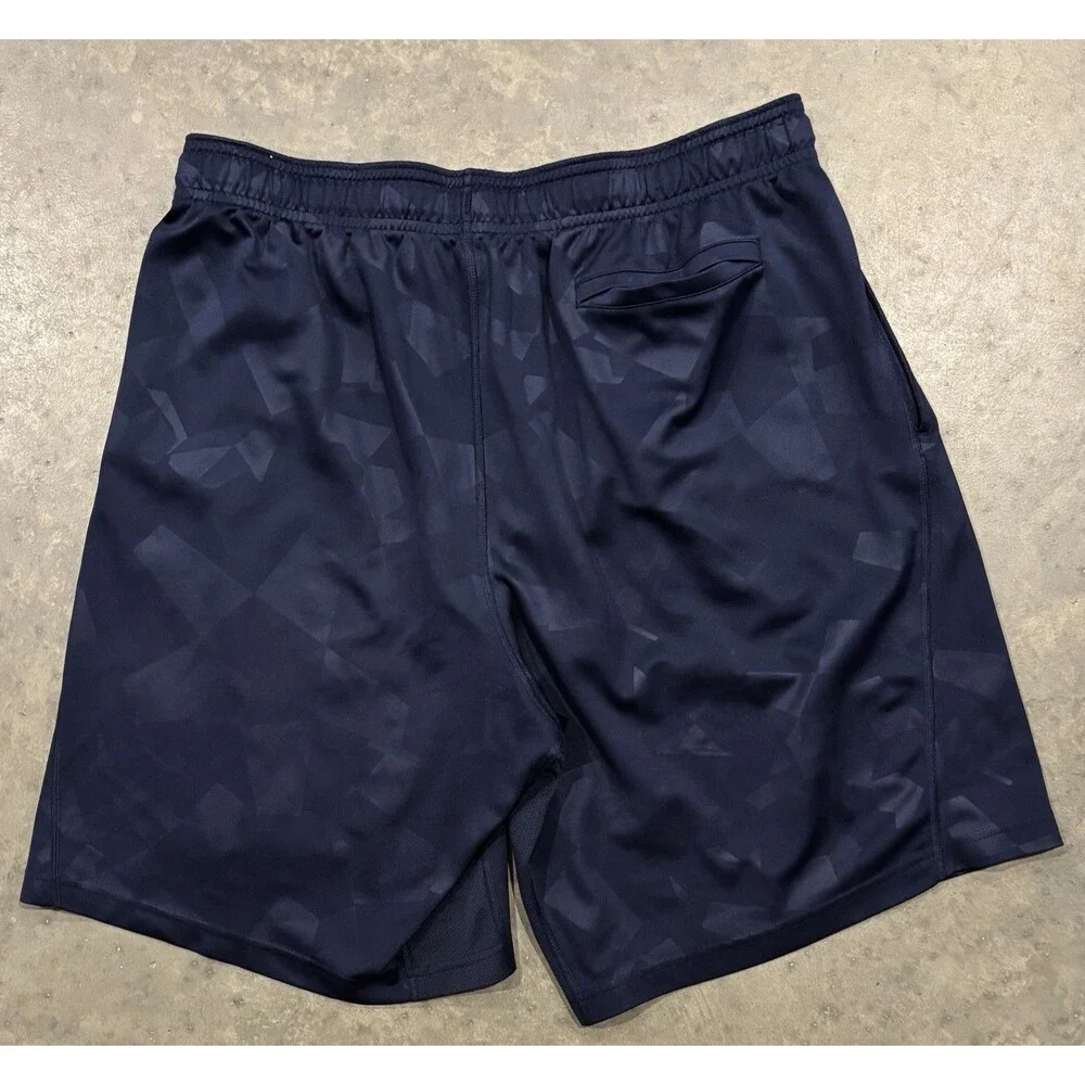 Nike New York Yankees Athletic Shorts Blue Geometric Men’s Large